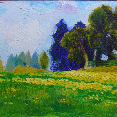 Spring Eltham in Oils