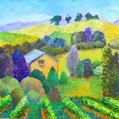 Australian Oil Painting Yara Valley